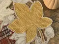 Serwetka śr. 30 cm Liście w kratę