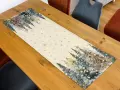 Bieżnik świąteczny gobelinowy 45x140 cm w choinki