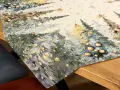 Obrus świąteczny gobelinowy 100x100 cm w choinki
