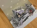 Bieżnik świąteczny gobelinowy 40x100 cm Zimowa Chatka