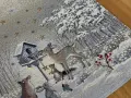 Bieżnik świąteczny gobelinowy 45x140 cm Srebrna Zima