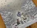 Bieżnik świąteczny gobelinowy 45x180 cm Srebrna Zima