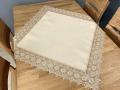 Obrus z gipiurą 85x85 cm