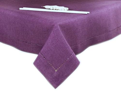 Obrus z mereżką 150x240 cm fioletowy