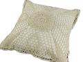 Poszewka 40x40 cm - szydełko BEŻ