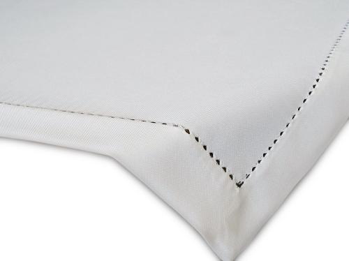 Obrus z mereżką 120x120 cm BIAŁY